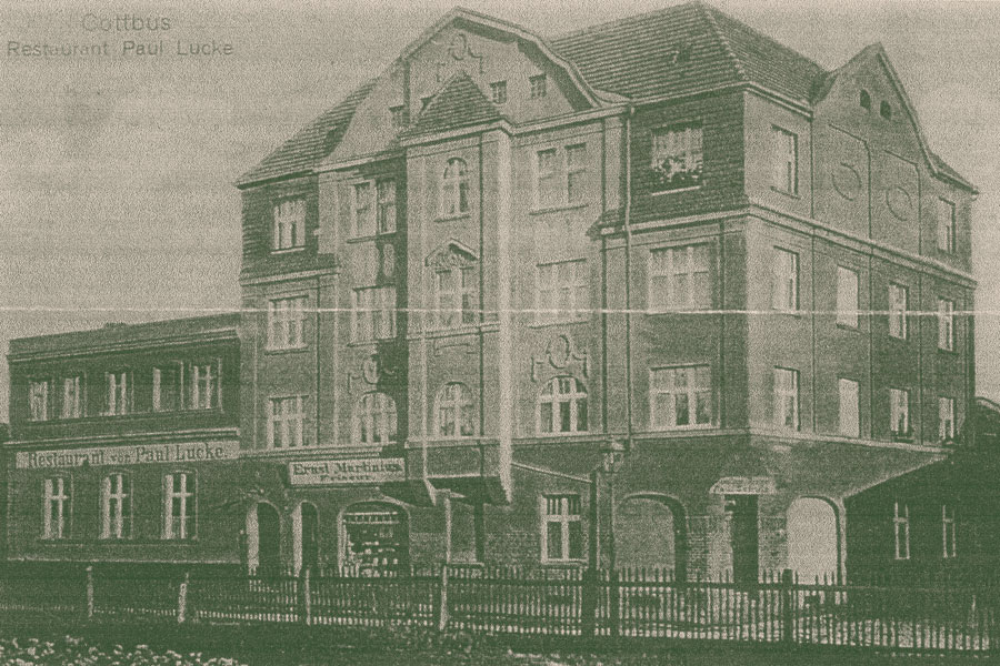 Restaurant Paul Lucke, Postkarte um 1920